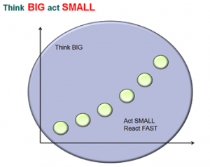 Think Big act Small